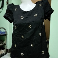 blouse black small to medium