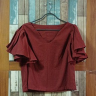 Maroon blouse