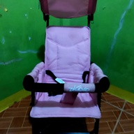 STROLLER - RARE pink picolo toddler with shade and bag