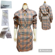 Burberry plaid Design dress (meduim)