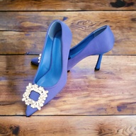 Blue Rhinestone decor stiltoe