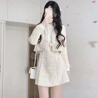 Spring Autumn New Style Design Short Jacket Two-Piece Dress Suit Women [SUPER HQ]