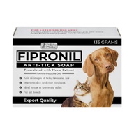 Fipronil Anti-tick Soap formulated with Neem Extract 135grams for Cats & Dogs