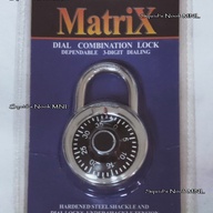 MatriX - Dial Combination Padlock 45MM [Brand New]