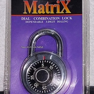 MatriX - Dial Combination Padlock 50MM [Brand New]