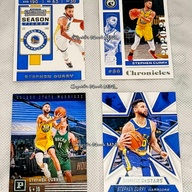 NBA Panini Basketball Cards - Stephen Curry (4 Pieces) Set