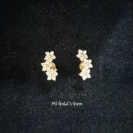 18K Moissanite Diamond Rositas Ear Climber Earrings