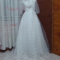 Simple wedding dress