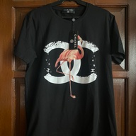 black chanel flamingo