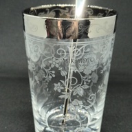 Vintage Mikimoto International Glassware Set with Pearl Cocktail Stirrer