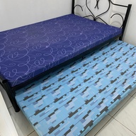 Bed frame with pull out
