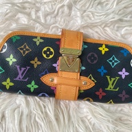 LOUIS VUITTON MULTICOLOR SHIRLEY MONOGRAM CLUTCH