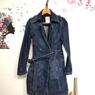 Denim Trench coat for women - Code P-001