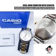 [PRELOVED] Authentic Casio Japan Resin Glass Water Resistant Stainless Watch