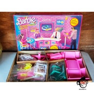 [VINTAGE COLLECTOR'S ITEM] Mattel 1990's Barbie 6 O'clock News Infos TV 35pcs.