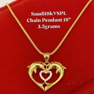 18K Pawnable Gold Necklace w/ Pendant