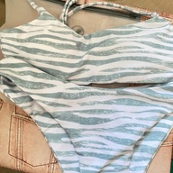 Zebra Stripe Bikini Swimsuit