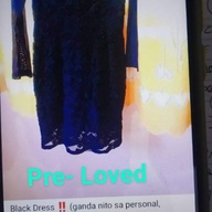 Black Long Sleeves Dress -PRELOVED!! Event Formal Dress