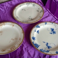 Gold-Rimmed Display Plates