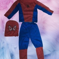 PreLoved Terno Spiderman Costume with Mask for Kids