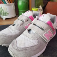 New Balance PV574SA2 Grey Pink Kids Juniors Shoes