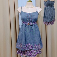 Sleeveless Cotton Comet Color Dress