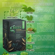 Green power mix of powerful green herbs
