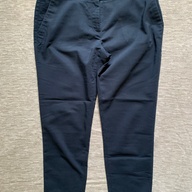 H&M Women Navy Blue Slack Pants