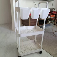 3 Layer Baby trolley cart with wheel
