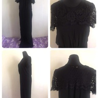 Long Dress(black) Size: Medium(UK10/12)