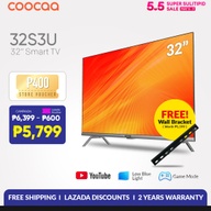32 Inch ( 32S3U) COOCAA- Smart TV, Youtube, Prime Video, Eye Protection Settings, Web browsers, Boundless Screen