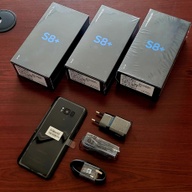 SAMSUNG GALAXY S8 PLUS 64GB BLACK DUAL SIM ORIGINAL SET BRAND NEW COMPLETE ACCESSORIES