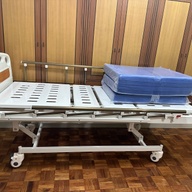 Triup Medical Hospital Bed 3 Cranks with Mattress TR3-9A (almost brand new)