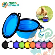 RETRACTABLE TRAVEL PET FOOD & WATER BOWL FOR DOGS AND CATS