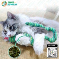 CAT PLUSH SNAKE TOY WITH BUILT-IN CATNIP