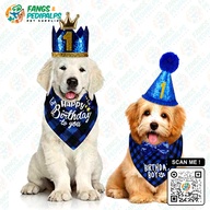 PET BIRTHDAY CELEBRANT OUTFIT SET | PET PARTY NEEDS