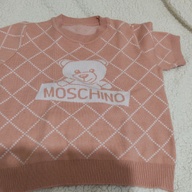 Moschino Pink soft knitted blouse
