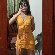 Yellow dress