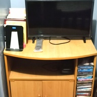 TV stand with cabinet