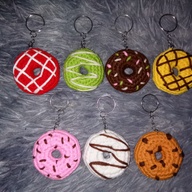 DONUT CROCHET KEYCHAIN (Made to Order)