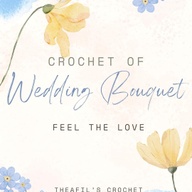 Crochet wedding bouquet