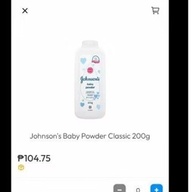 Johnson's baby powder 200g