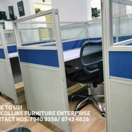 Modular workstation cubicles partition