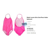 🎀  (𝐵𝑅𝒜𝒩𝒟-𝒩𝐸𝒲)  🎀 POLO RALPH LAUREN ONE-PIECE HALTER SWIMSUIT | Imported from Canada