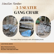 3-5 Seater Gang Chair/ Terminal Chair/ Waiting Chair