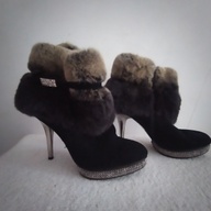 Fiorucci plush fur ankle boots