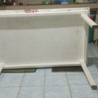 solid marine wood table for 6-8 persons