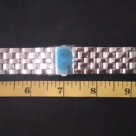 Stainless steel watch strap