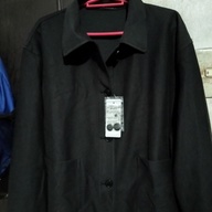 UNIQLO black denim casual coat