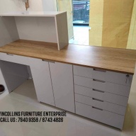 CUSTOMIZED RECEPTION TABLE/OFFICE FURNITURE/OFFICE PARTITION